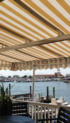contact us - Custom awning for Cape May County restaurant